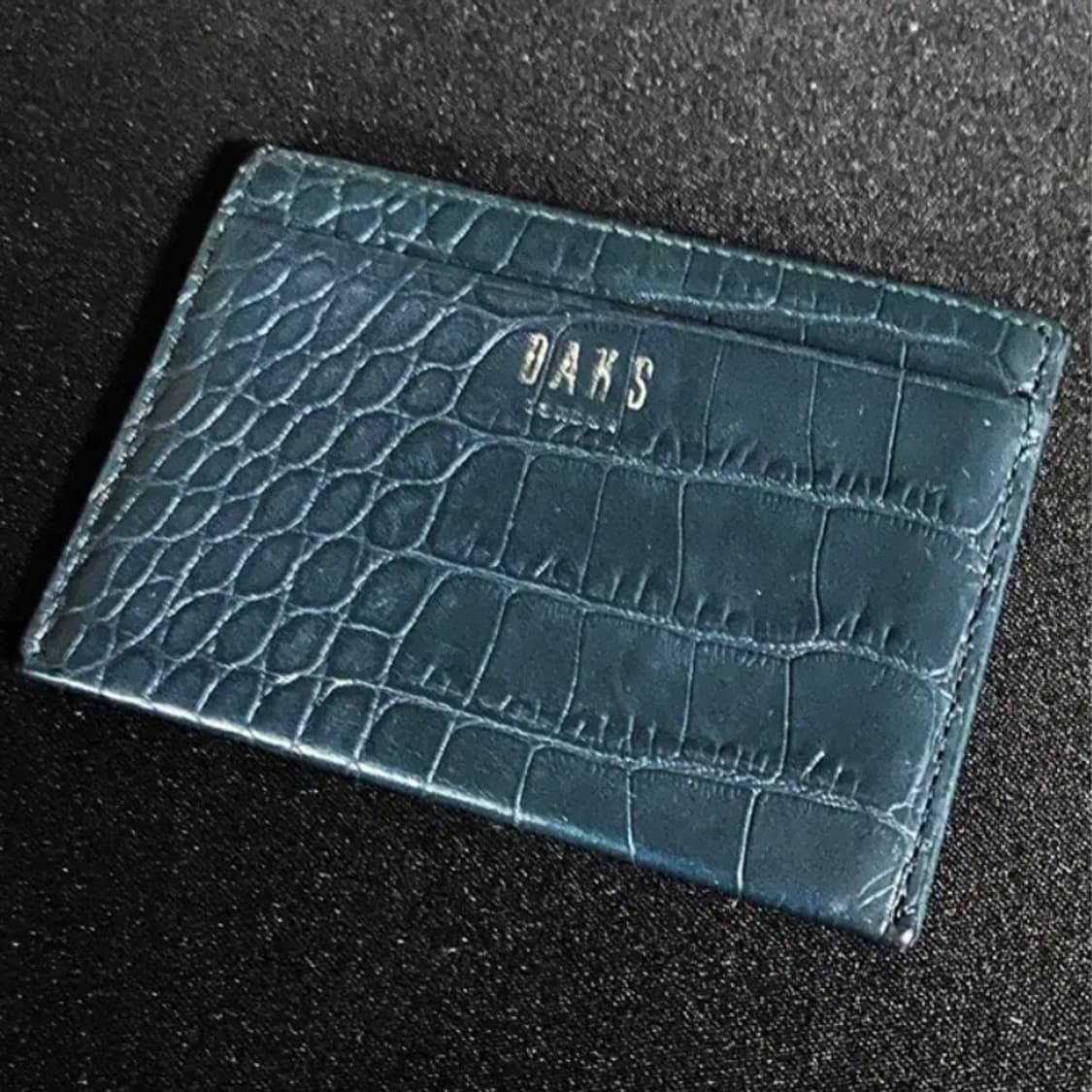 [정품] DAKS 닥스 크로커다일패턴 소가죽 카드지갑 상품이미지1