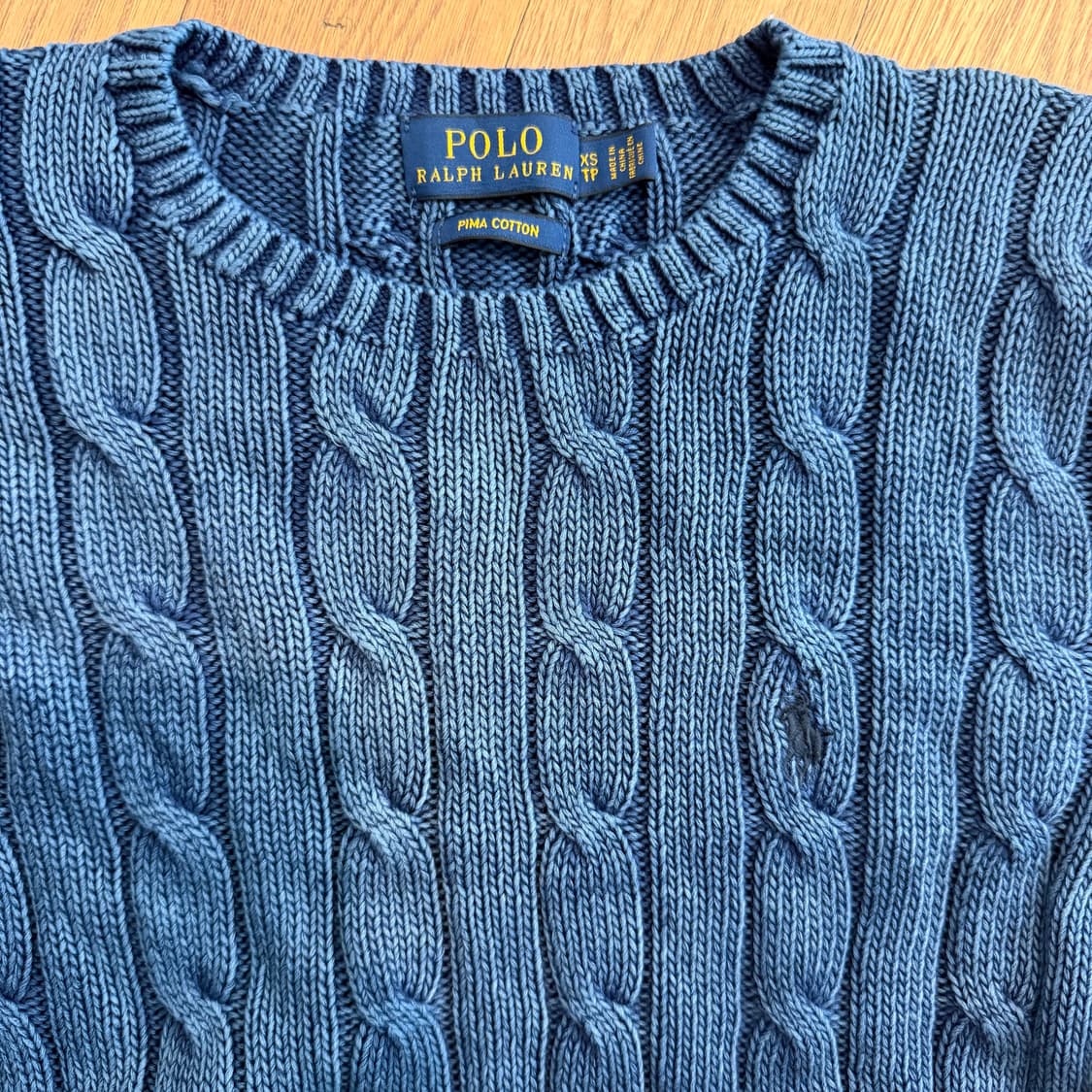 폴로 랄프로렌 (W) 피마 코튼 케이블 니트 상품이미지2