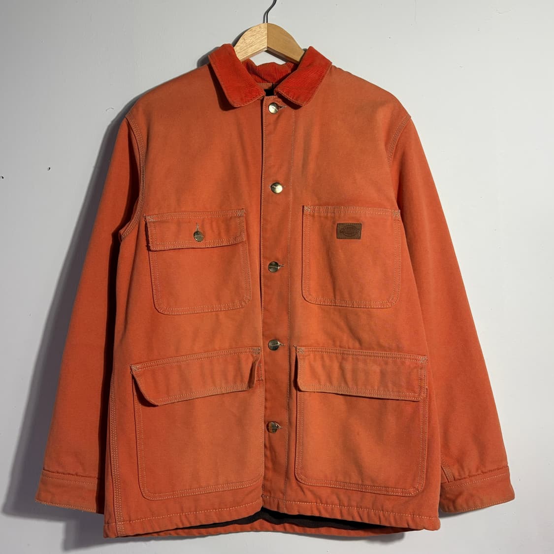 디키즈 코듀로이 오렌지 카라 워크 자켓 상품이미지1