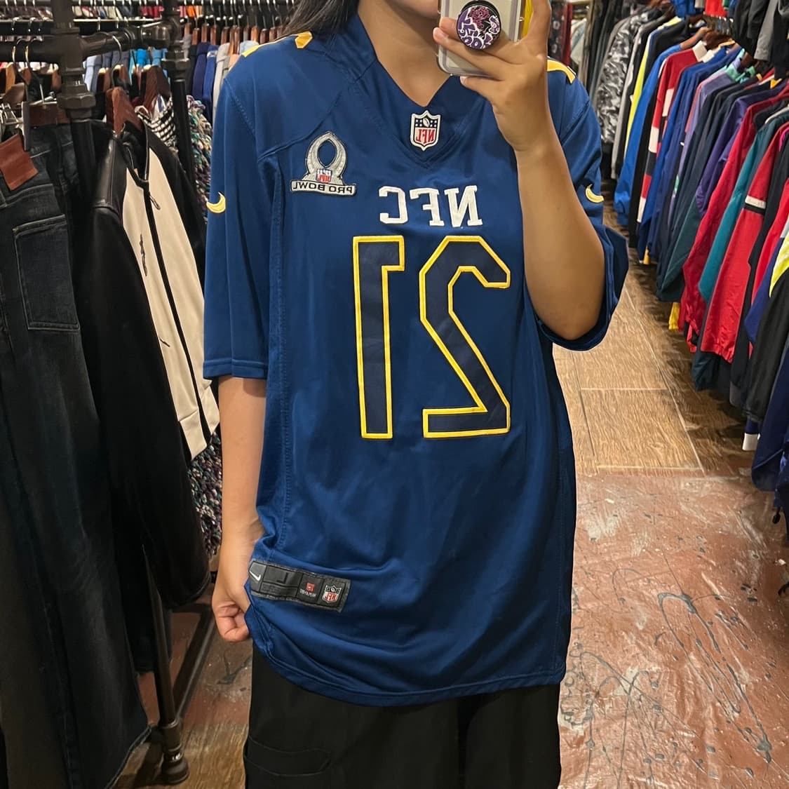 [HI]NFL 풋볼져지 반팔티 블루 상품이미지3