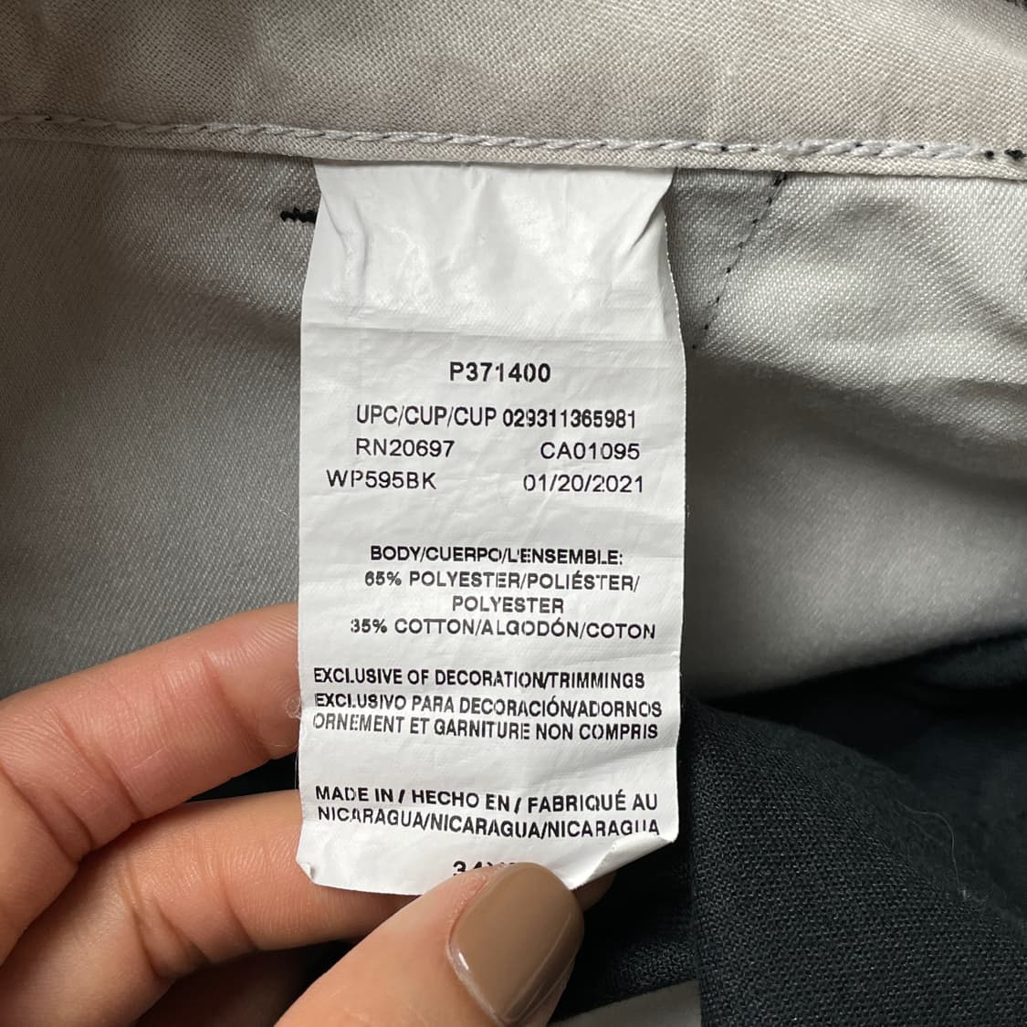 DICKIES 디키즈 빈티지 블랙 카고 워크 팬츠 A00844 상품이미지10