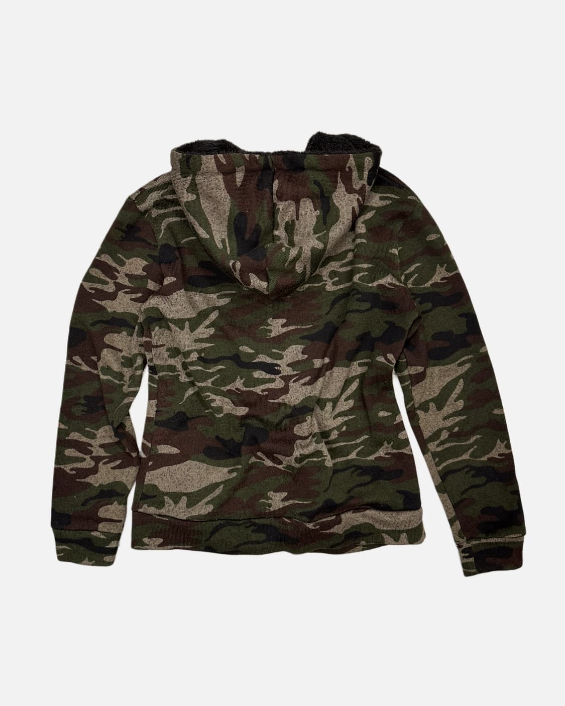 SKKONE camo pattern knit hood zip-up 상품이미지5