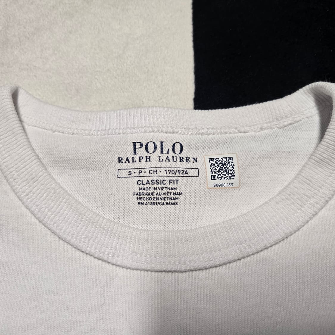 S 폴로랄프로렌 헤비웨이트 클래식 반팔 티셔츠 화이트 상품이미지3