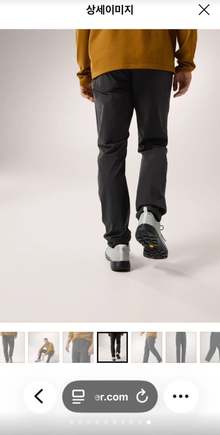 아크테릭스 LEVON 윈터 웨이트 팬츠 Black 32 (FW22) 상품이미지10