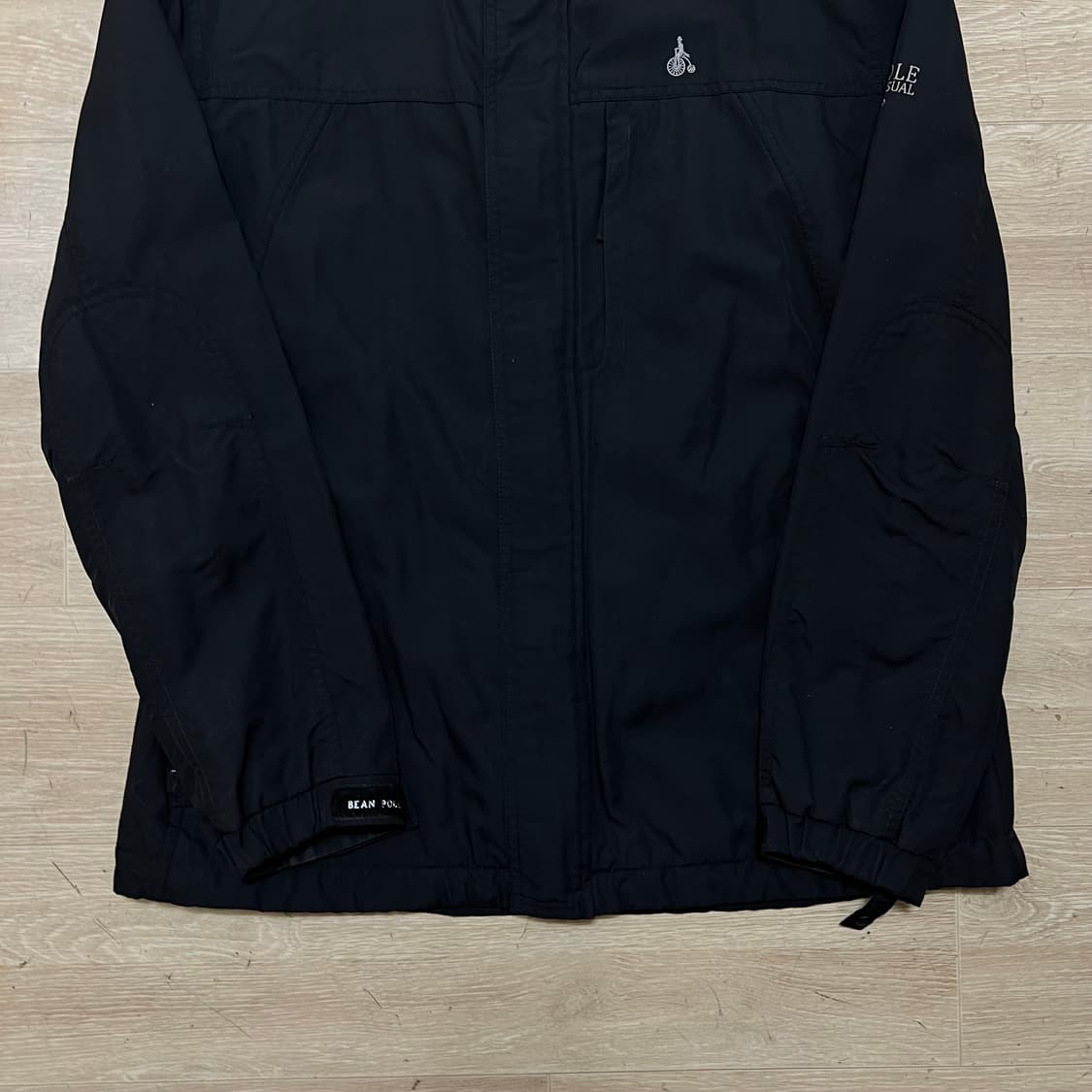 빈폴 자수 로고 스탠드넥 바람막이 자켓 [블랙] M/95 상품이미지3