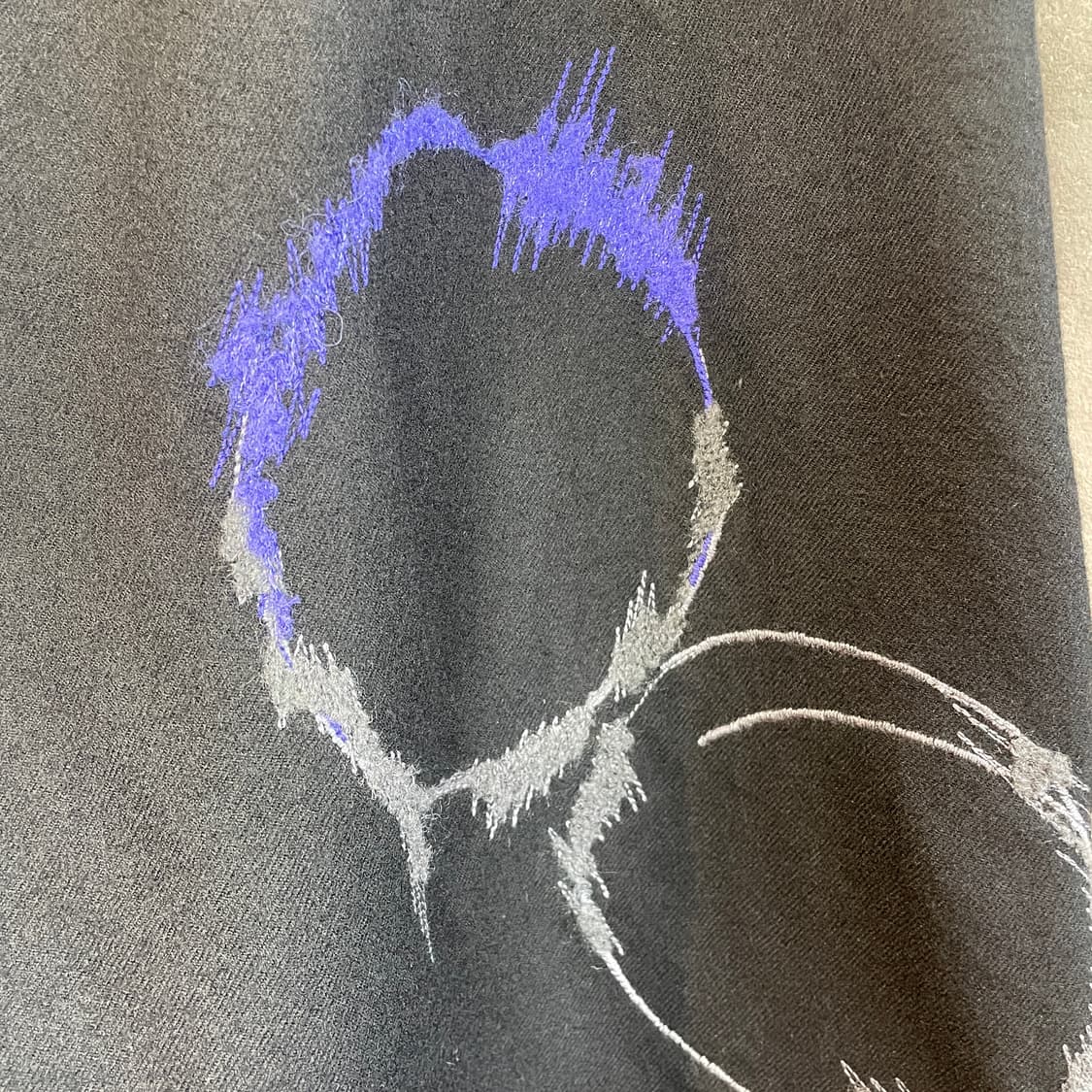 요지 야마모토 울 서클 자수 팬츠 상품이미지5