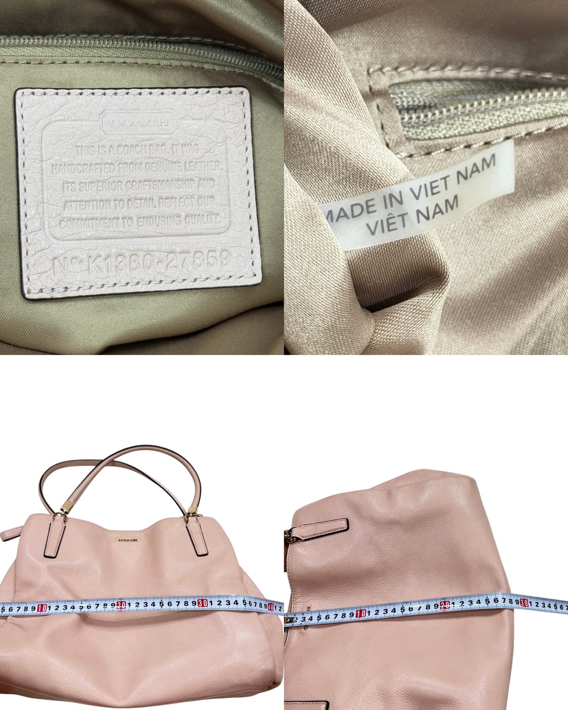 코치 빈티지 핑크 Y2K 토트백 숄더백 가방 상품이미지5