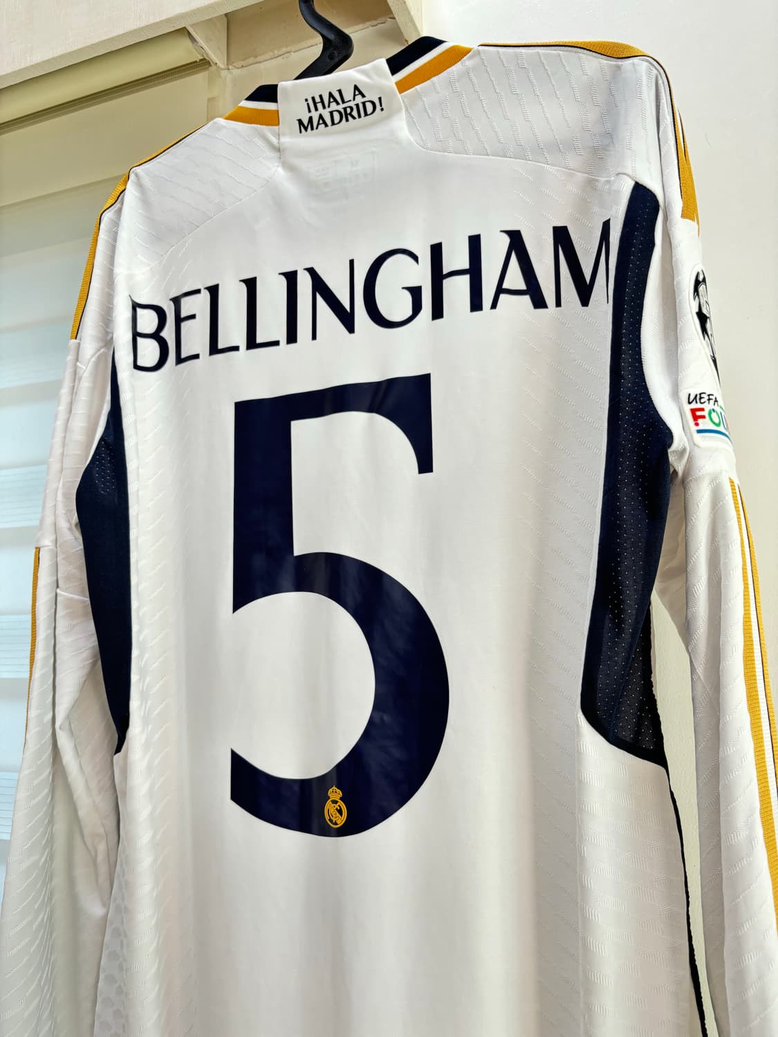 23-24 레알마드리드 어센틱 벨링엄 긴팔 해외 M 상품이미지5