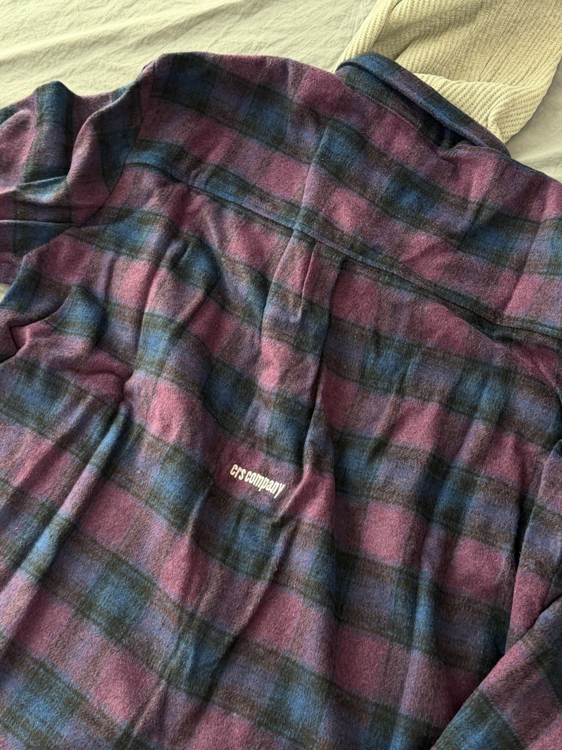 ERSCO 체크후드셔츠 새상품 상품이미지3