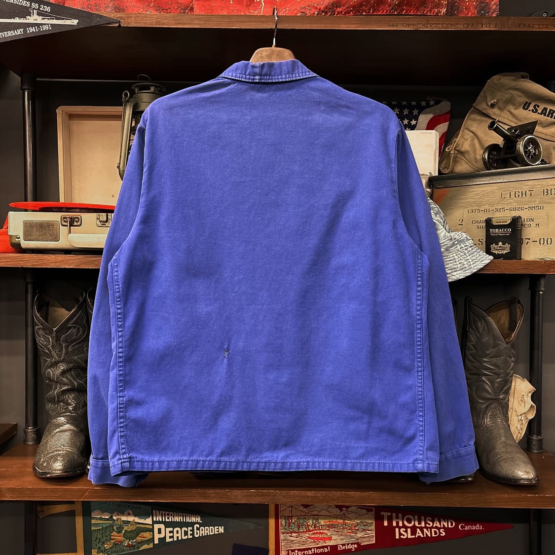 80s 르몽트카멜 프렌치워크자켓 로고자수 패치포켓 N675 상품이미지2