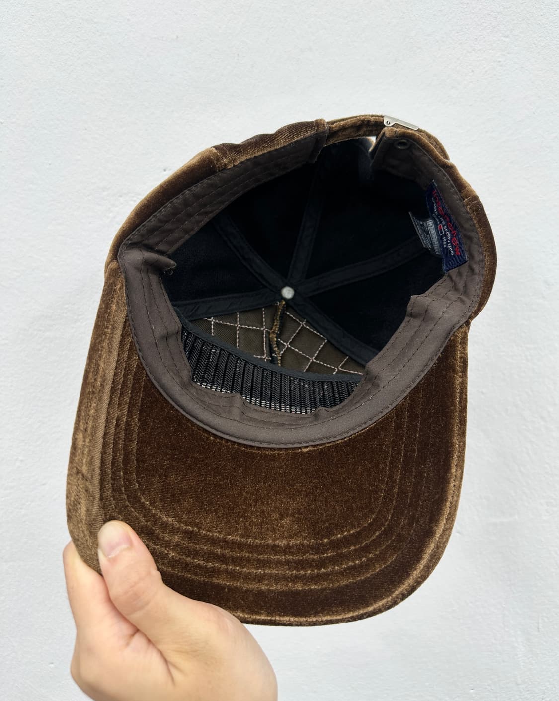 INTERBCREW Velvet vintage brown cap  상품이미지6
