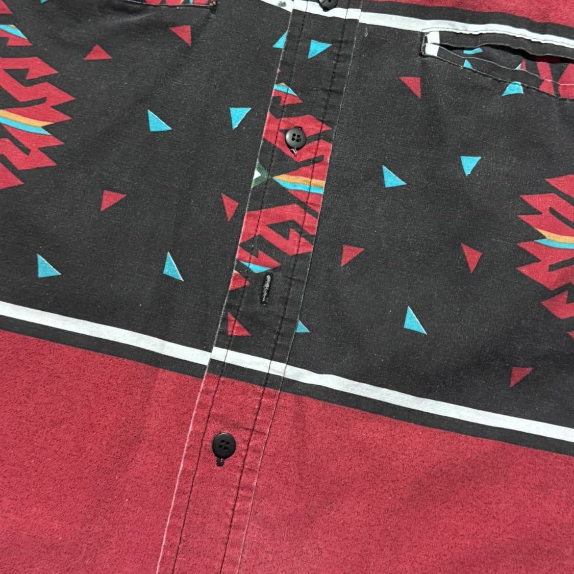 90s 나바호 패턴 웨스턴 셔츠 L 상품이미지5