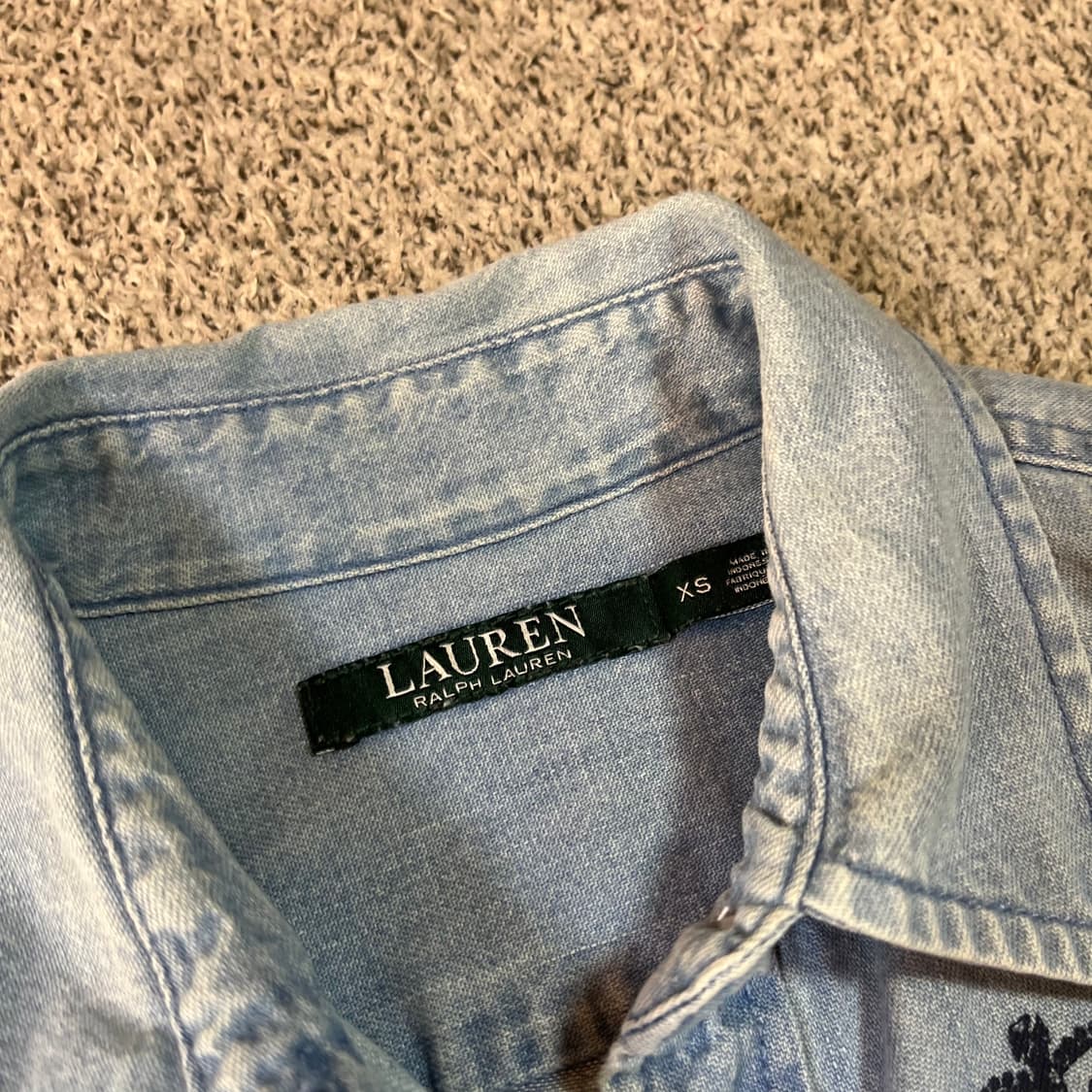 랄프 로렌 우먼 데님 셔츠 상품이미지4