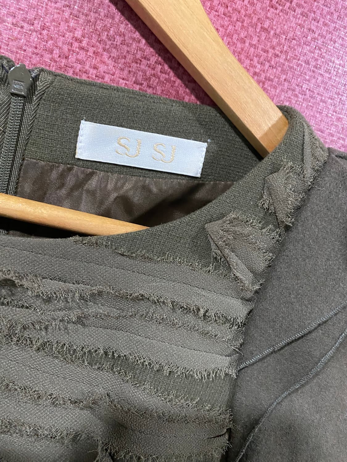 SJSJ 모 실크 혼방 원피스 상품이미지2