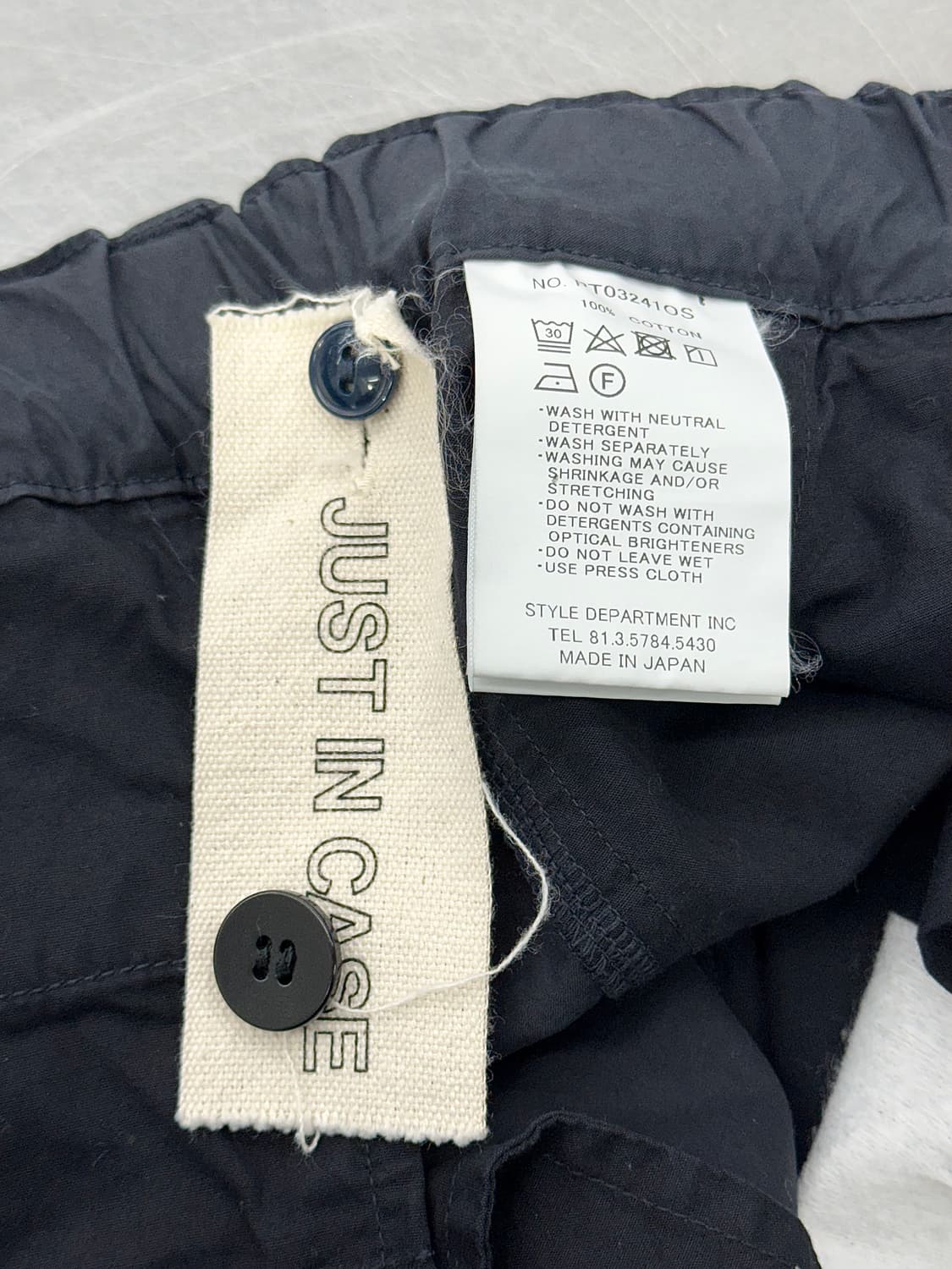 스틸 바이 핸드 블랙 가먼트 다이 딥 턱 코튼 팬츠 상품이미지8