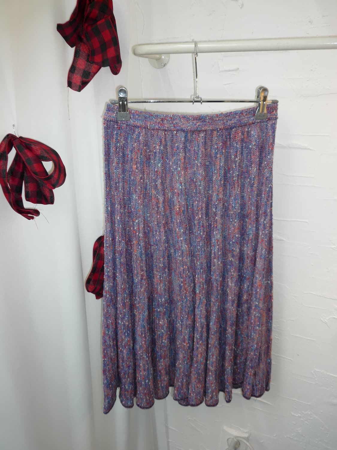 cozy lavender knit skirt 상품이미지5