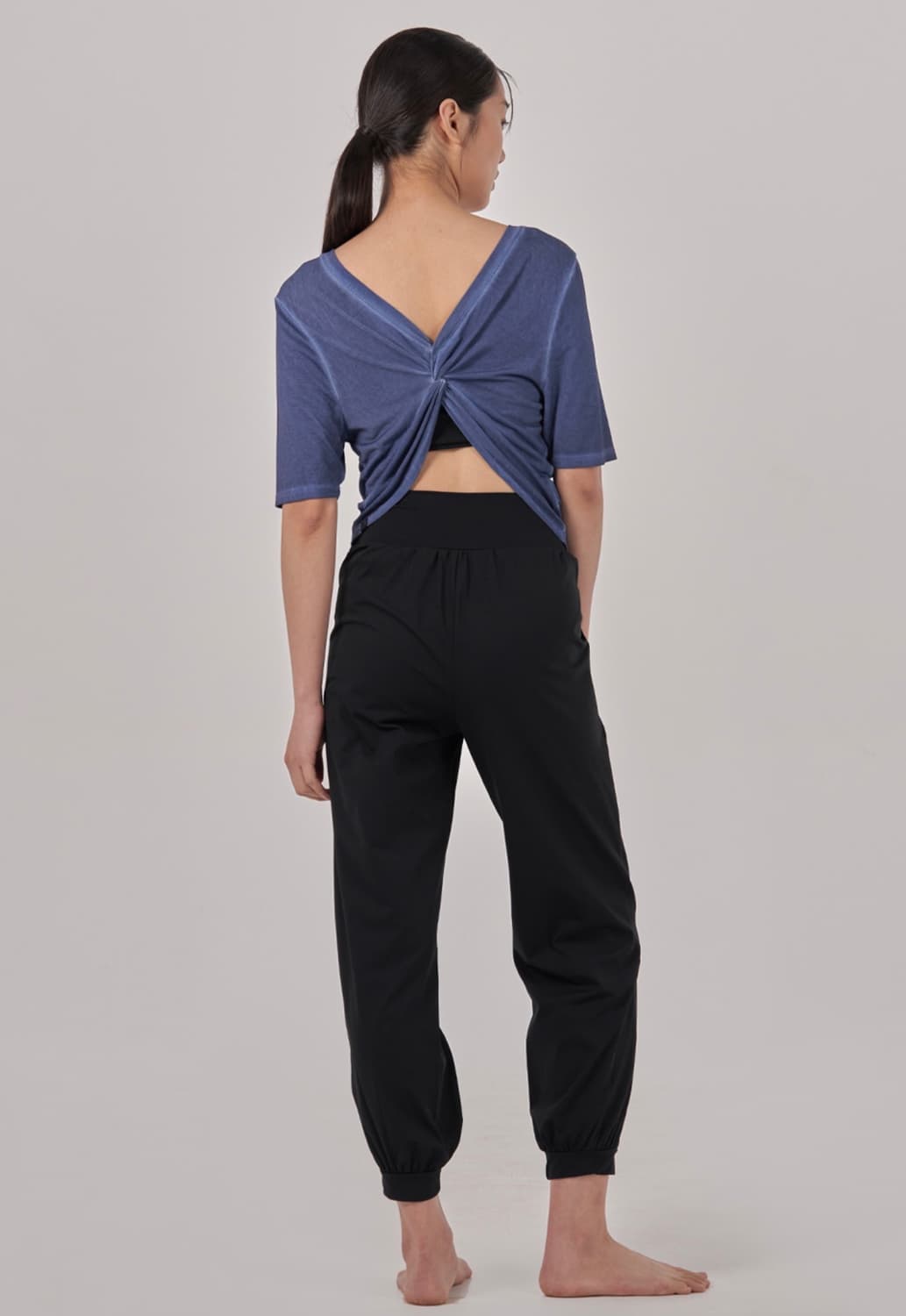 오즈이즈 리버시블 숏슬리브 커버업 - [인디고-S] 상품이미지3