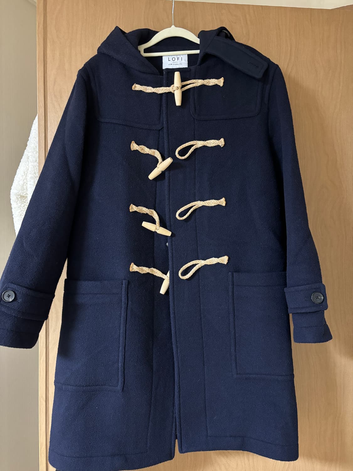 로파이 더플 코트 네이비 상품이미지1