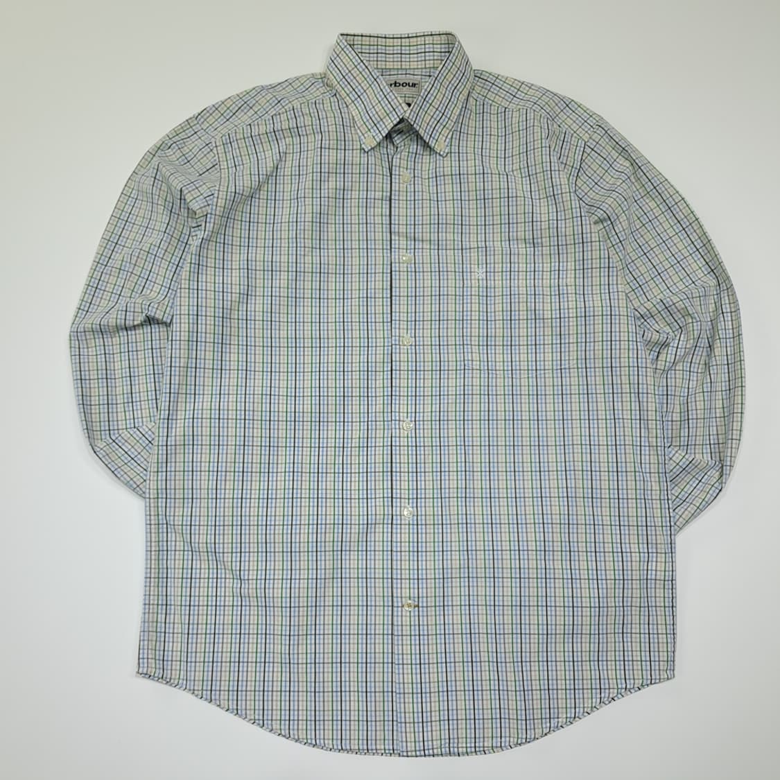 CL942 M 바버 코튼 레귤러핏 멀티 마이크로체크 셔츠 상품이미지1