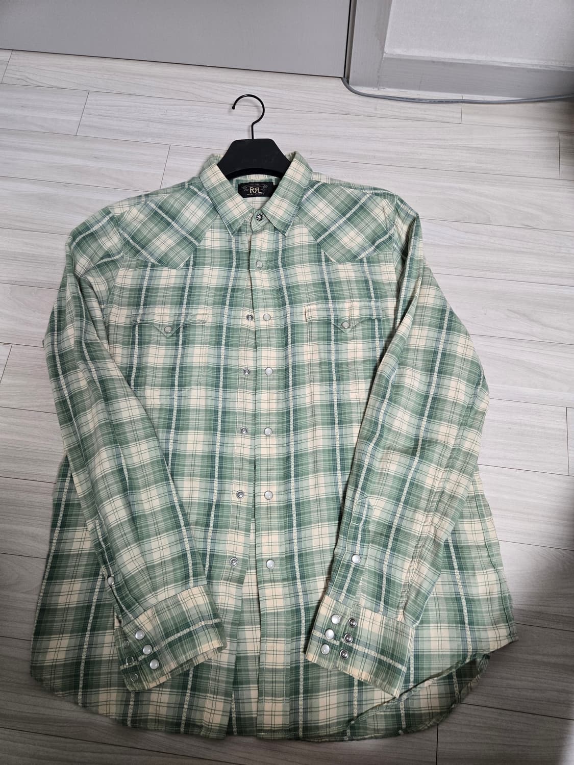 rrl 더블알엘 웨스턴 셔츠 L 상품이미지5