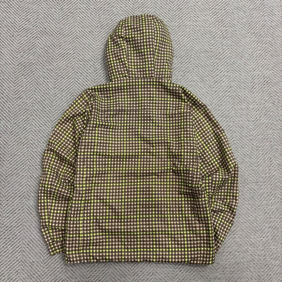 휠라 체크 후드 바람막이 v1799 상품이미지2