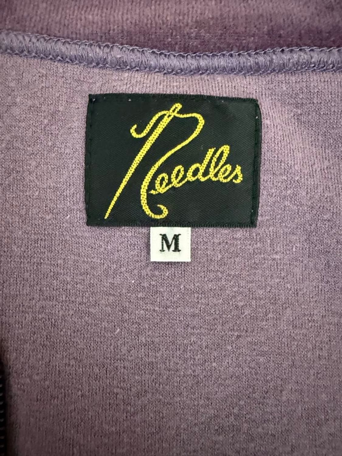 니들스 립 칼라 트랙 자켓 C/PE 벨루어 퍼플 상품이미지3