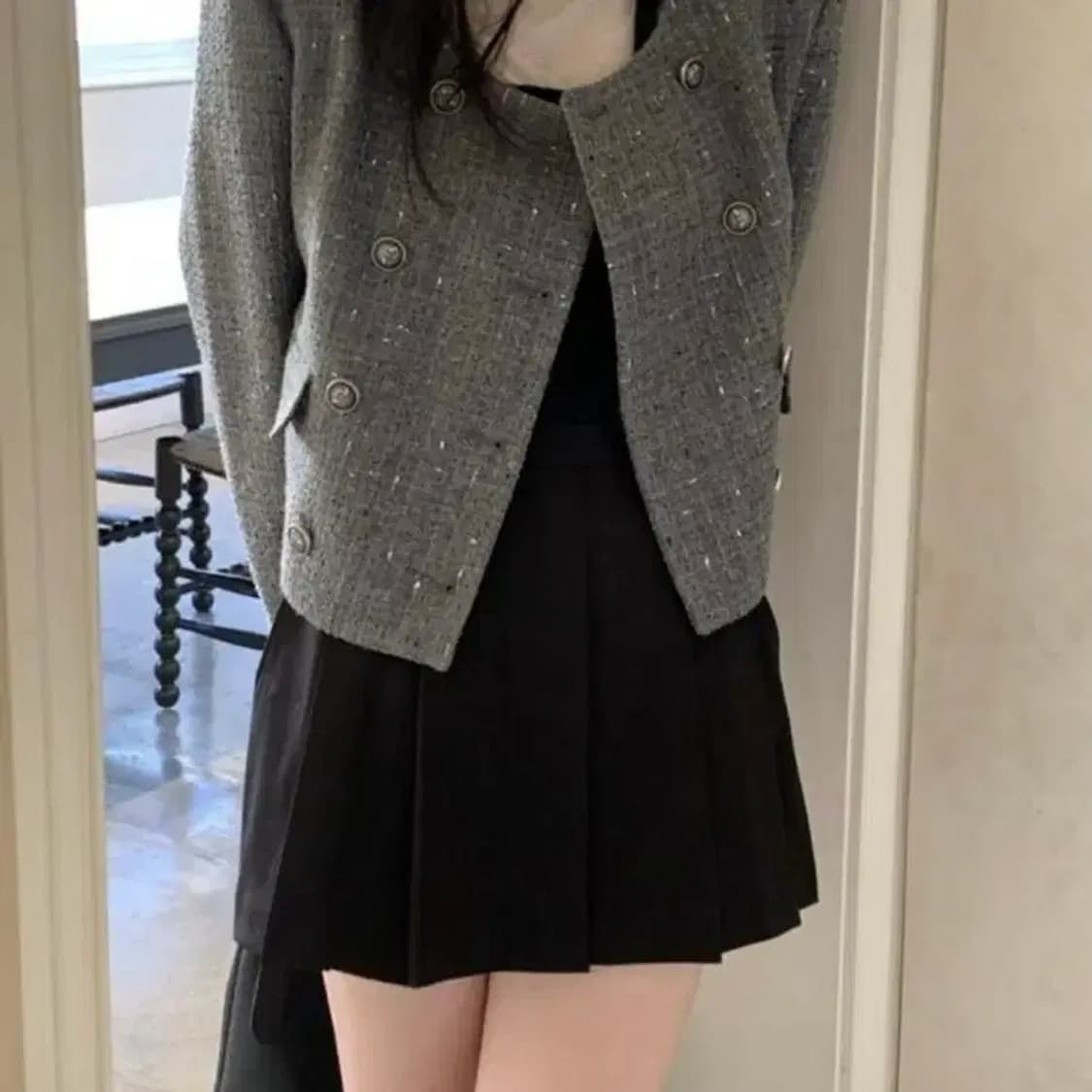 모도 엘리 트위드 자켓 상품이미지1