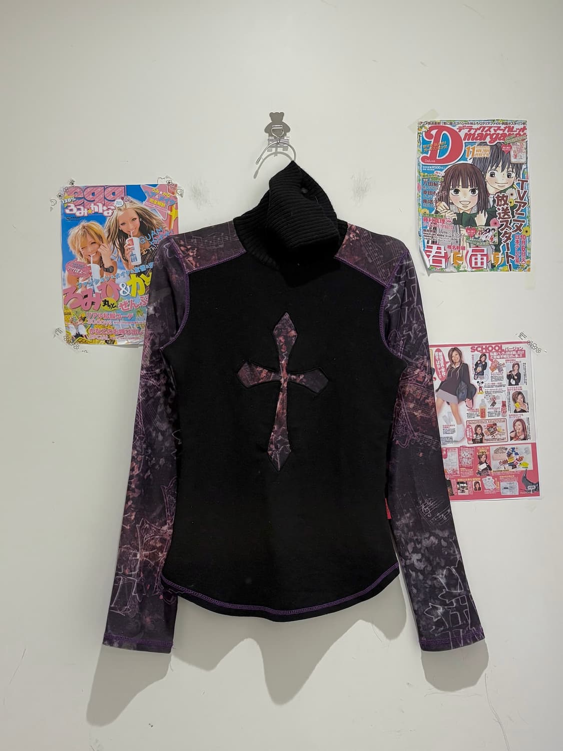 Ozz On cross turtleneck top 상품이미지1