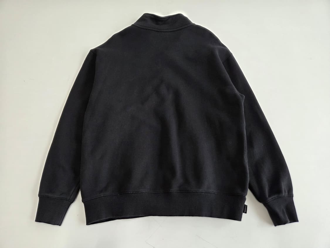 커버낫 반집업 맨투맨 블랙 M 상품이미지2