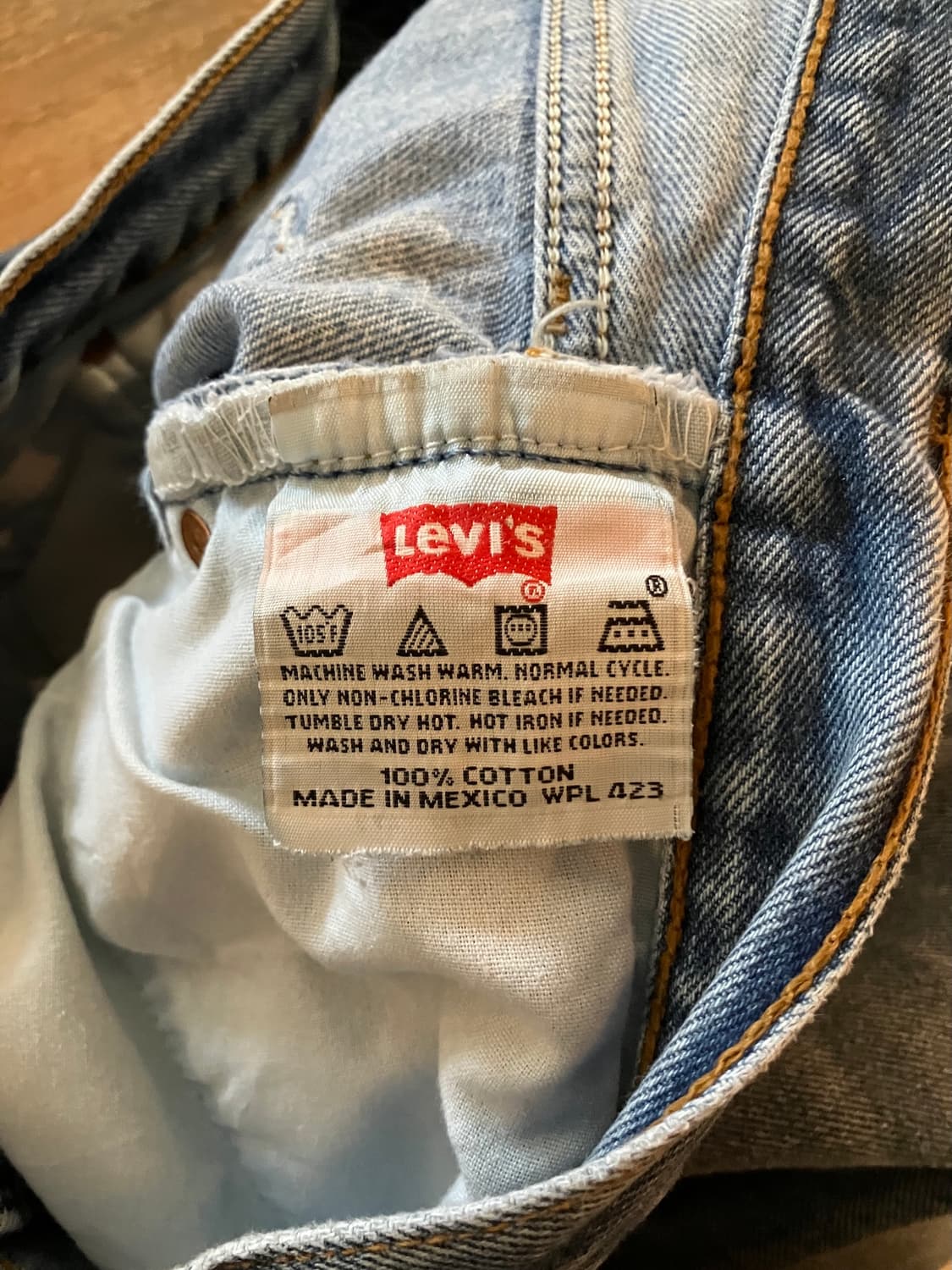 90s 빈티지 리바이스 501 데님 팬츠 빅사이즈 상품이미지9