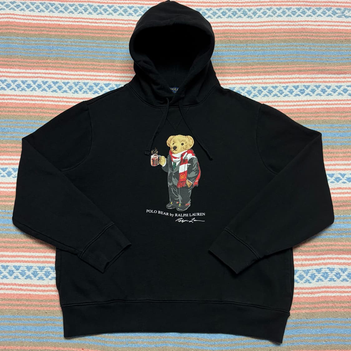 미국 빈티지 정품 폴로랄프로렌 베어 후드티 후드집업 상품이미지1