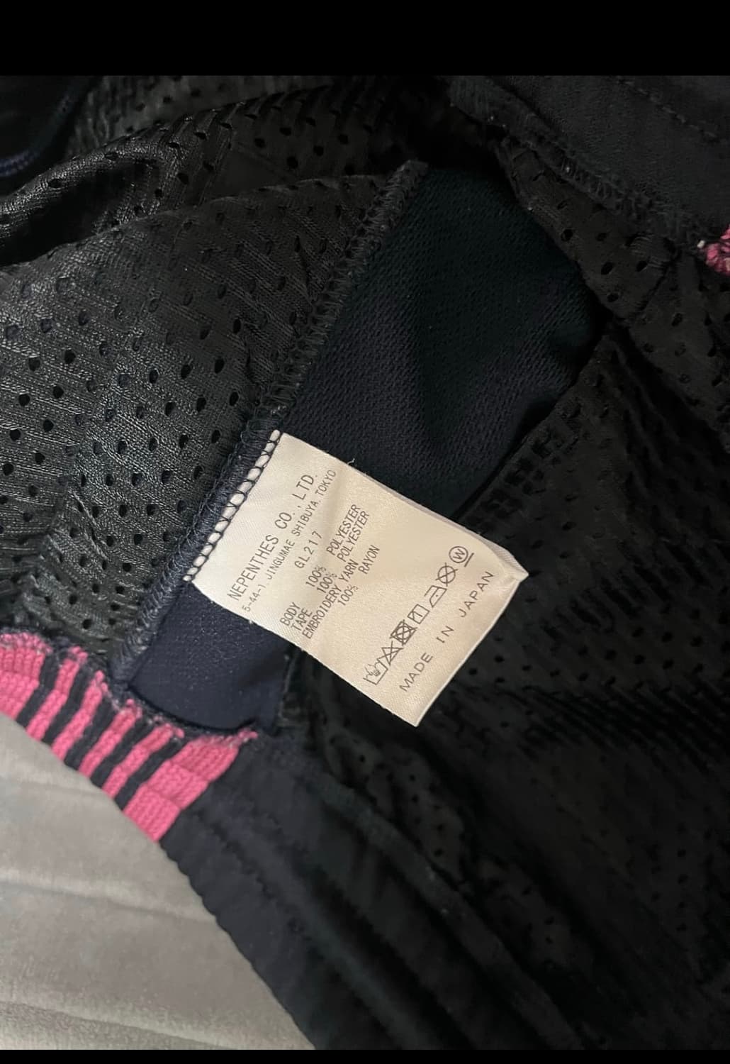니들스 트랙팬츠 M 핑크 블랙 상품이미지4