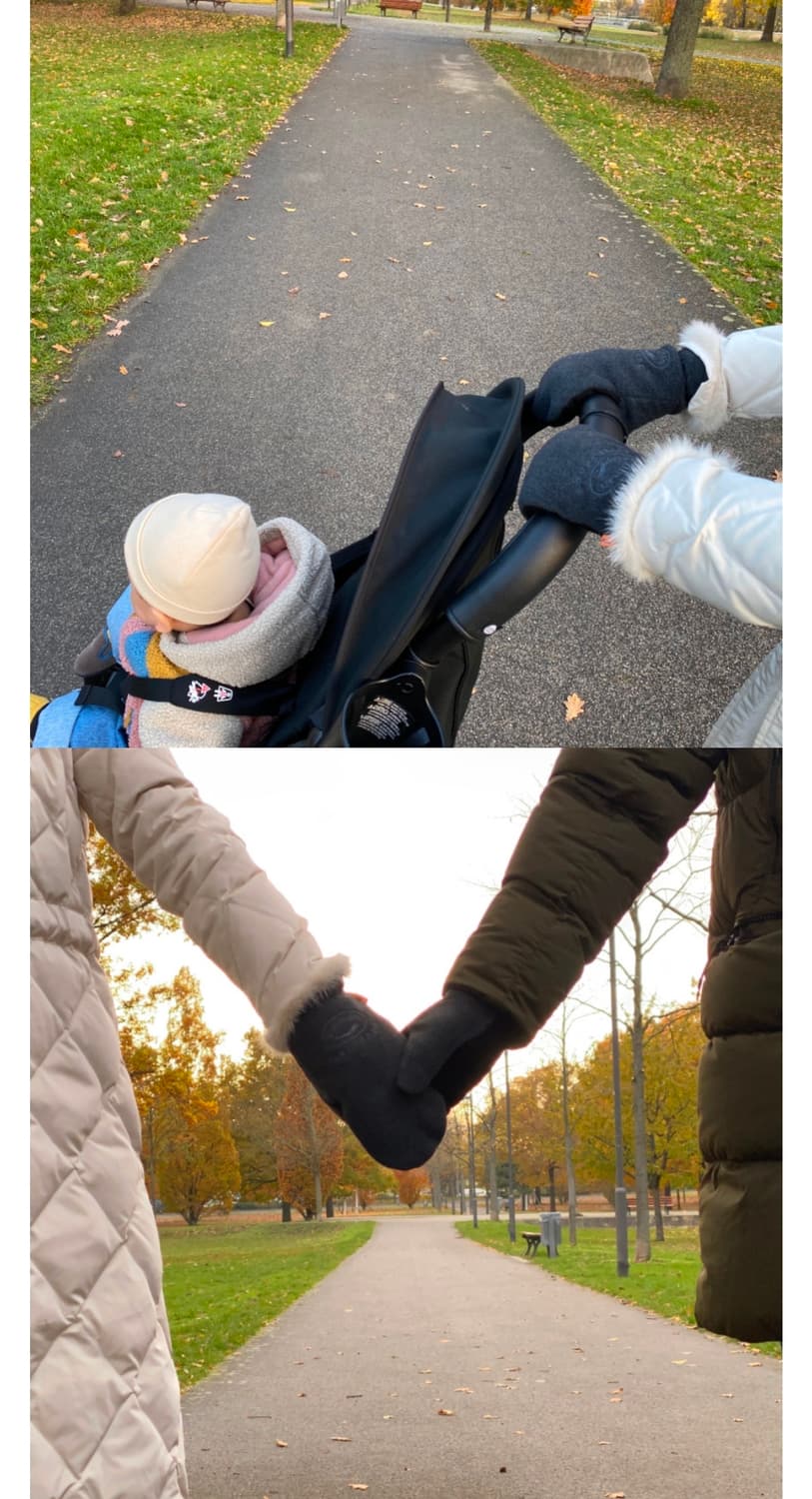 카이맨/카이만 1396 겨울 남녀공용 벙어리 방한장갑 상품이미지5