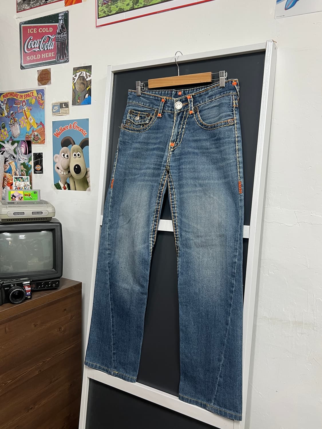 True Religion트루릴리전 조이 슈퍼 T 부츠컷 나팔핏 데님 팬츠 상품이미지9