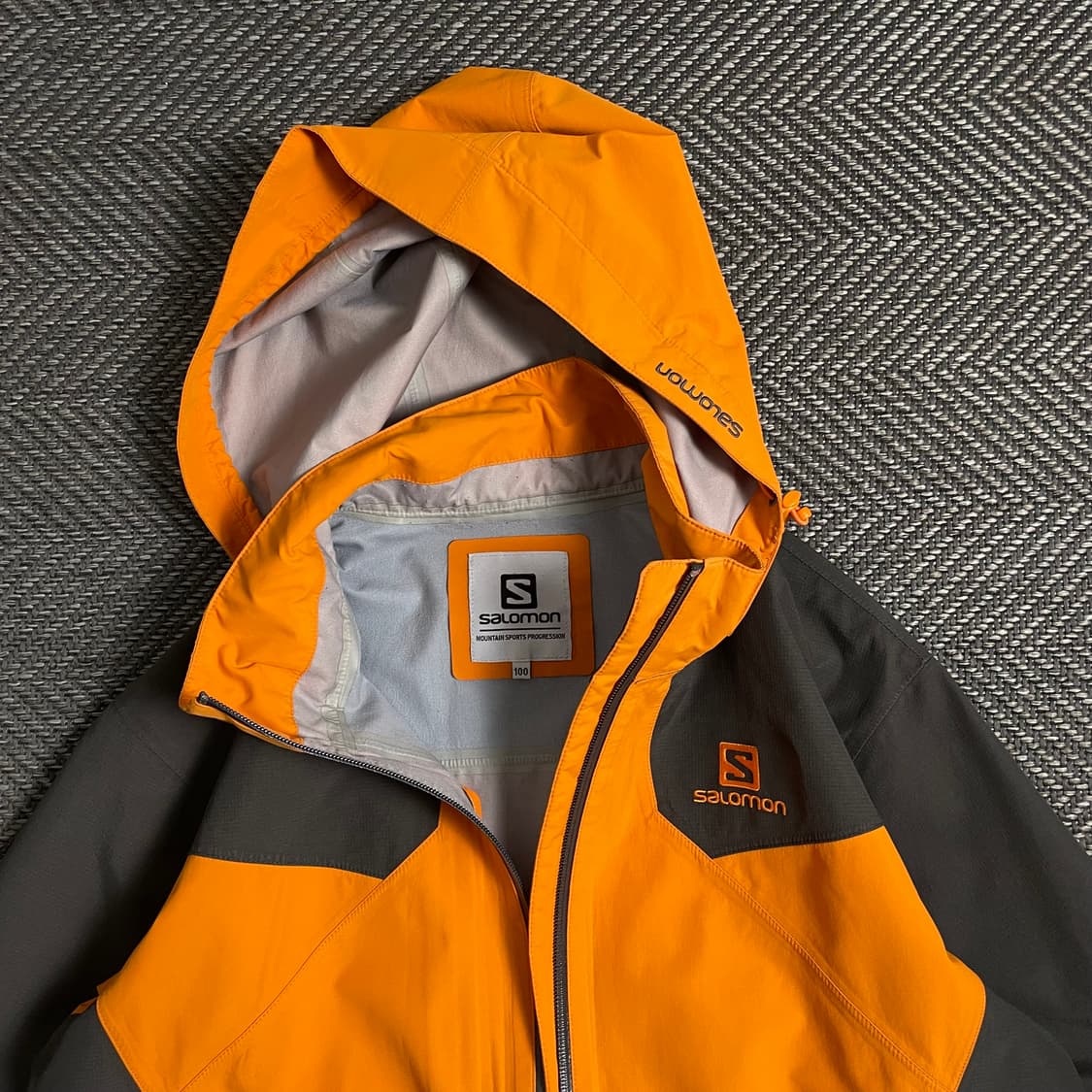 살로몬 클리마 SL 배색 마운틴 바람막이 자켓 y 5057 상품이미지5