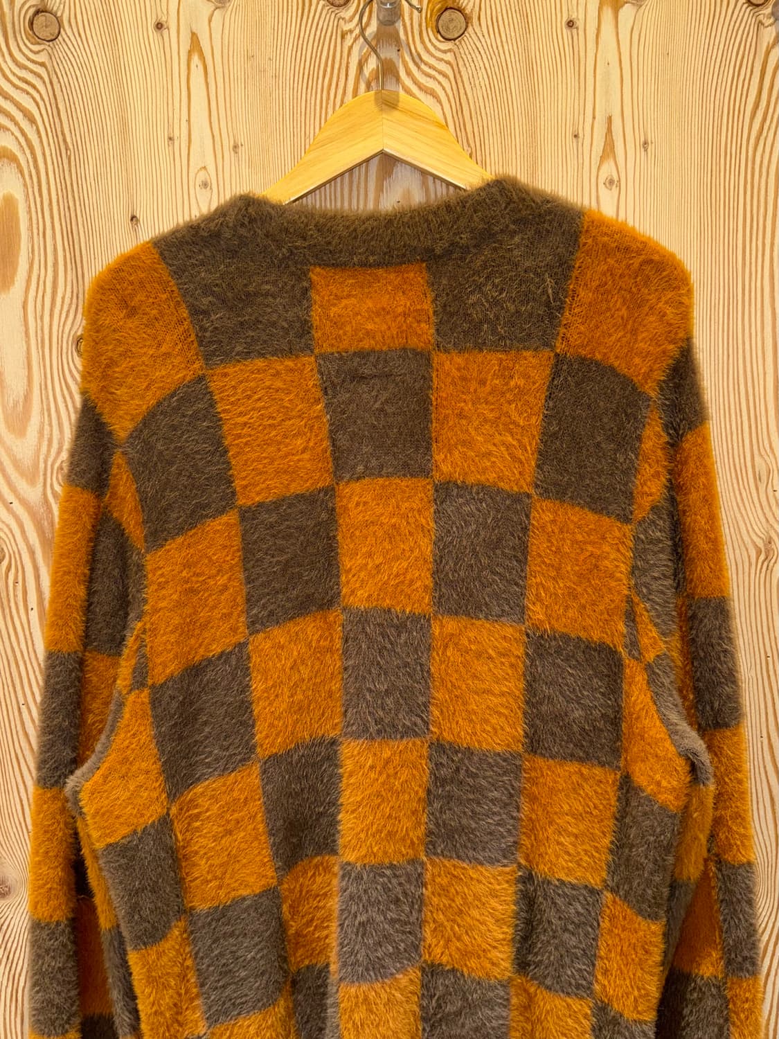 반스 체커보드 가디건 상품이미지4