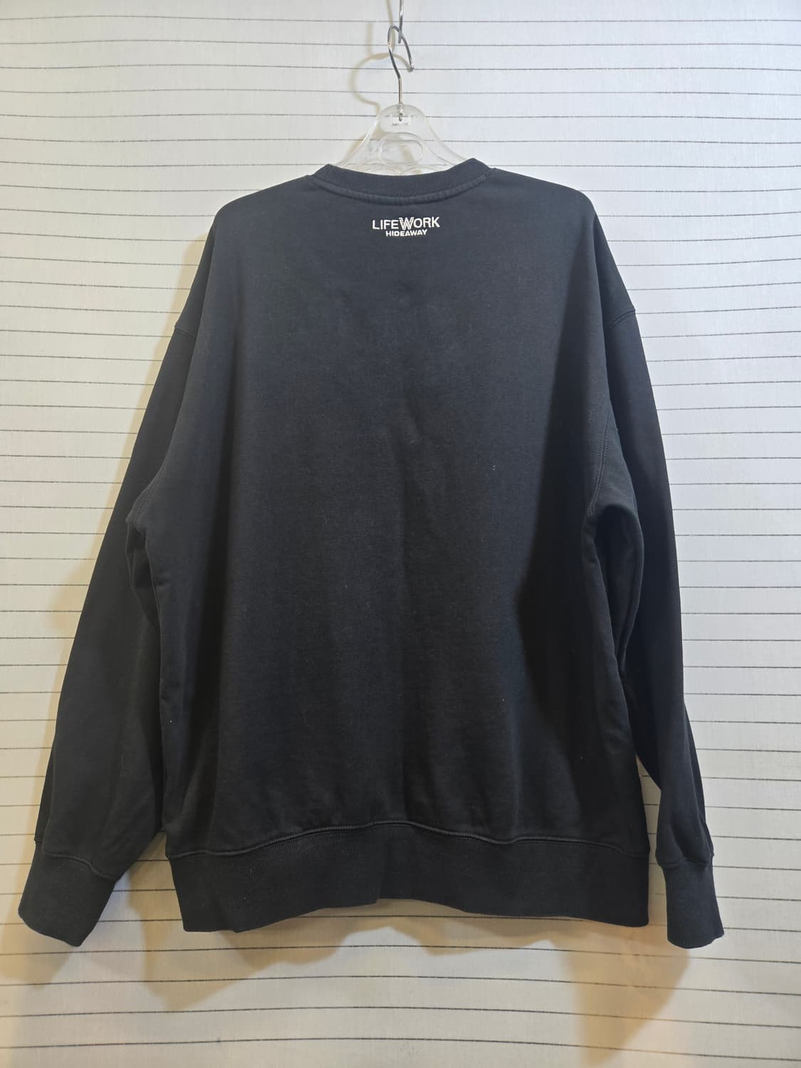 LifeWork 강아지 맨투맨 블랙 M 상품이미지9