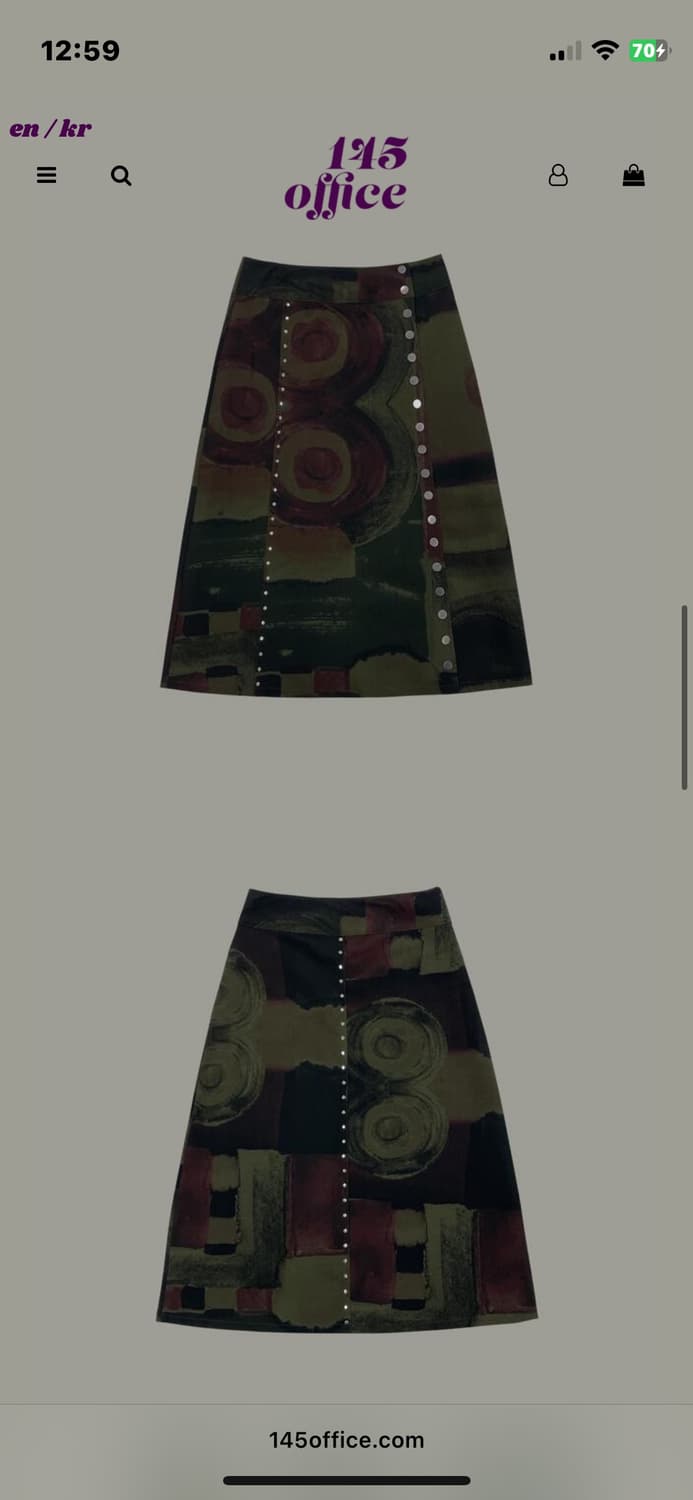 maya stud skirt 마야 스터드 스커트 M 상품이미지2