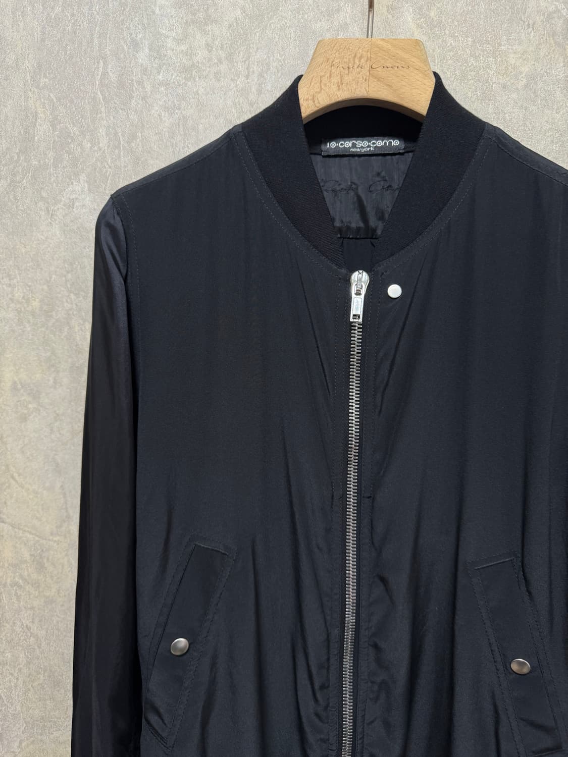 44 / Rick Owens 실크 봄버 자켓 상품이미지3