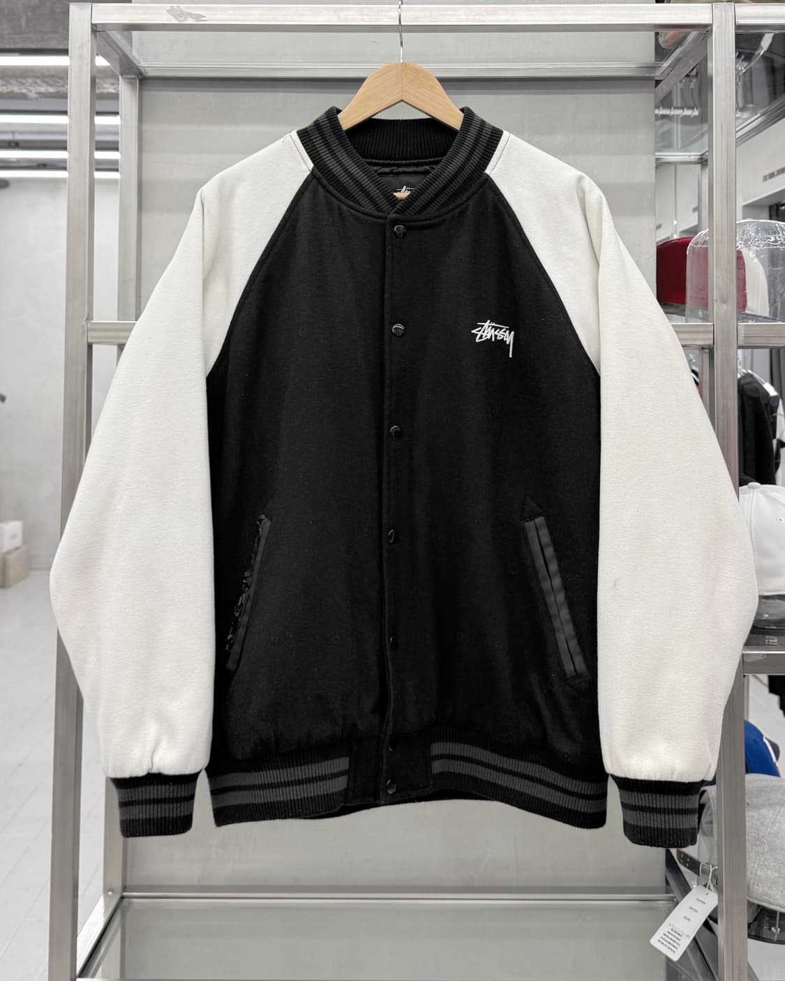 스투시 SS 링크 엠브로이더리 울 바시티 자켓 상품이미지4