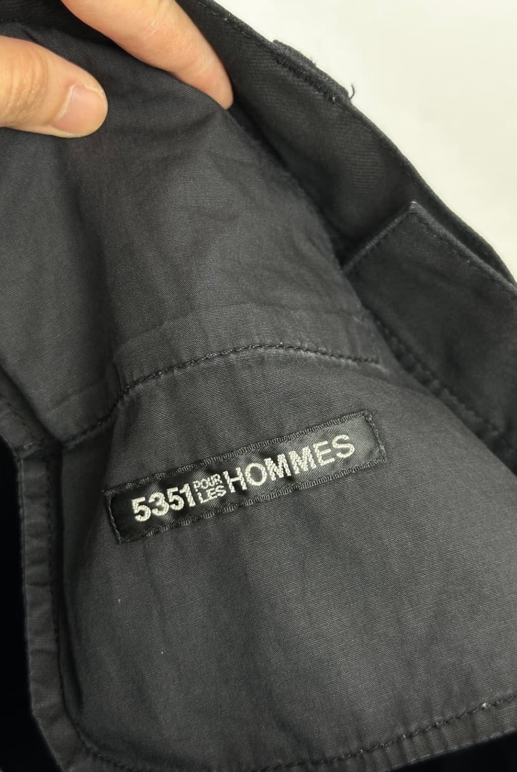 “5351 Pour Les Hommes” Biker Zip Short 상품이미지3