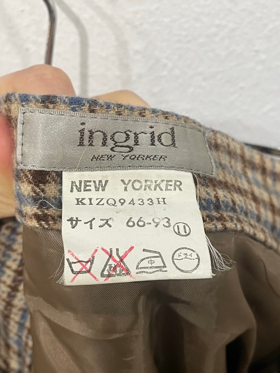 NEW YORKER check skirt 상품이미지10