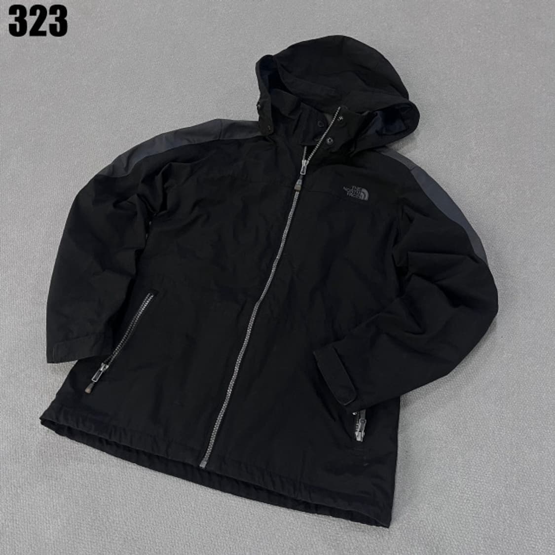 노스페이스 블랙 후드 바람막이  상품이미지1