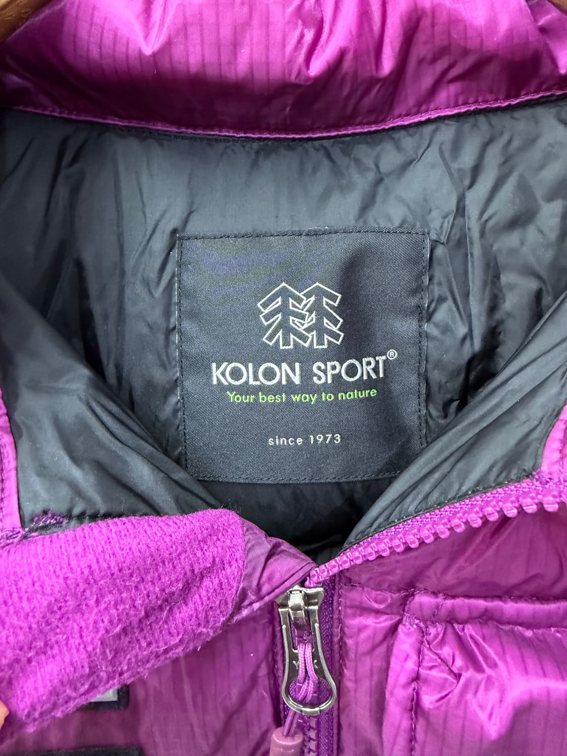 정품) 코오롱 여성 구스다운 패딩 95 상품이미지7