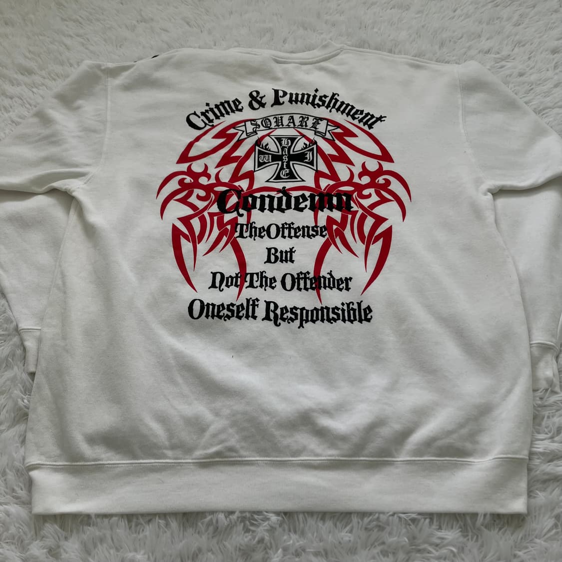 빈티지 로드 스트리트 프린팅 맨투맨 959 y2k 스트릿 갸루 펑키 일본 상품이미지2