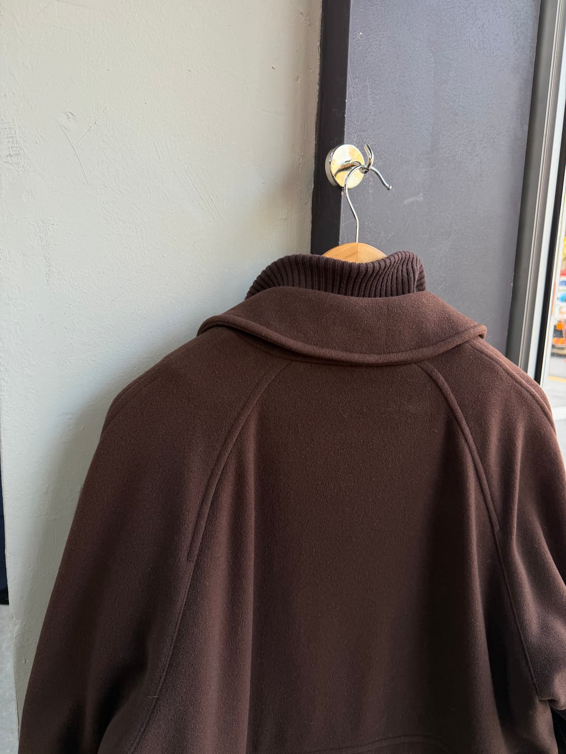 S/ 버버리 캐시미어 블렌딩 더블 레이어 코트 상품이미지8