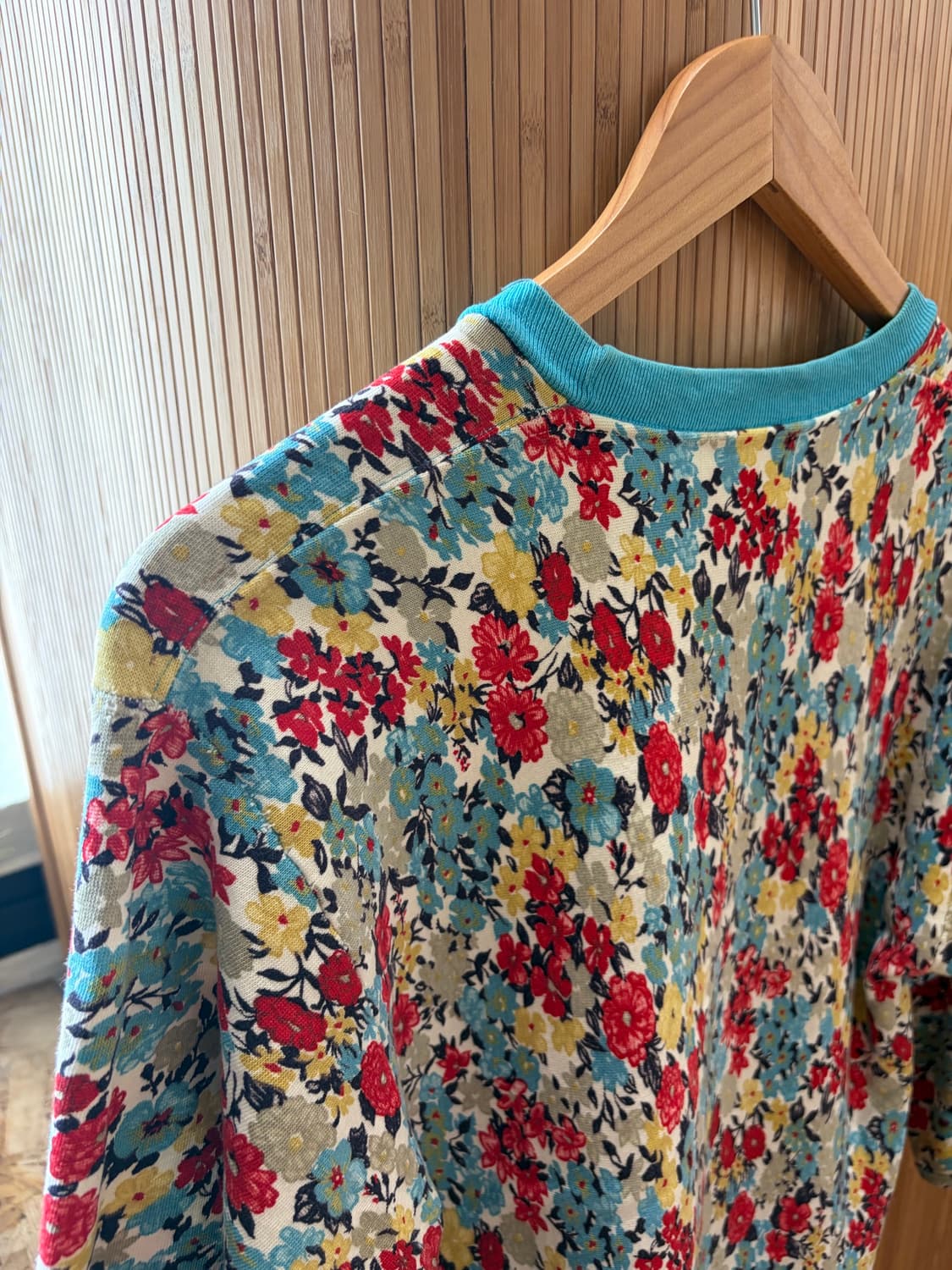 70s SEARS Fashion Flower T-shirt 상품이미지6