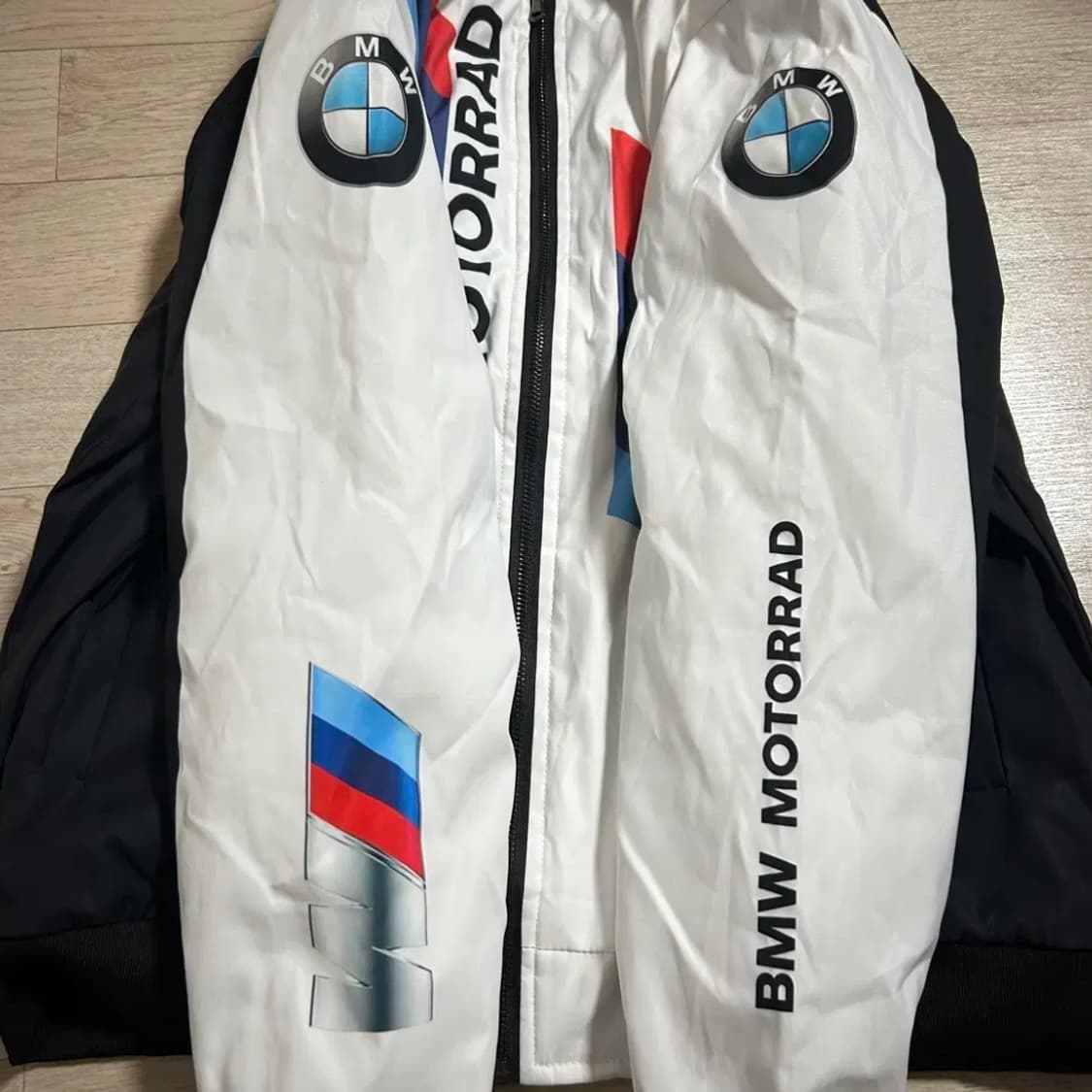 빈티지 BMW 풀프린팅 모토라드 나일론 누빔자켓(S) 상품이미지4