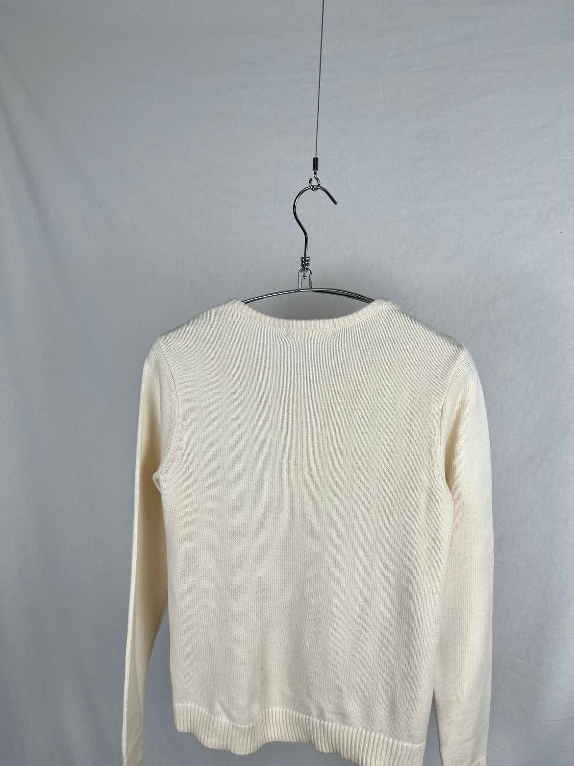 Vintage 단추 포인트 아이보리 가디건 상품이미지5