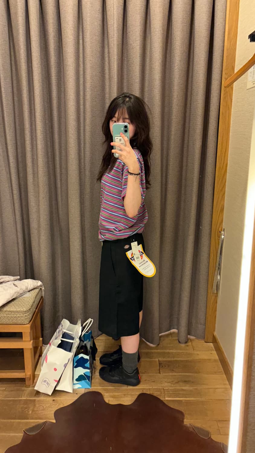 빔즈 스트라이프 반팔 상품이미지1